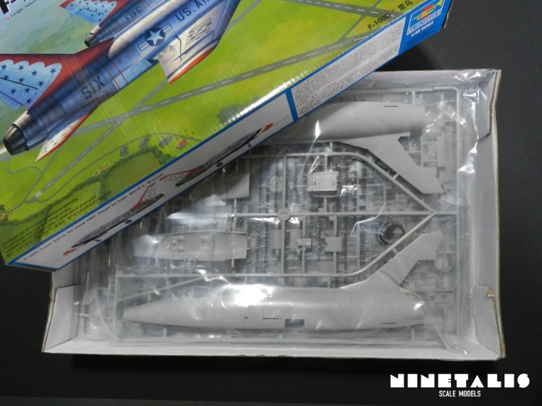 Trumpeter 1/48 F-100D Thunderbirds review unpackaged