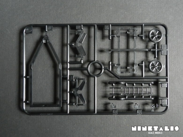 An overview of the C sprue in Tamiya's kit number 61036 Kawanishi N1K1 Kyofu Type 11. floatN1K1-sprue1