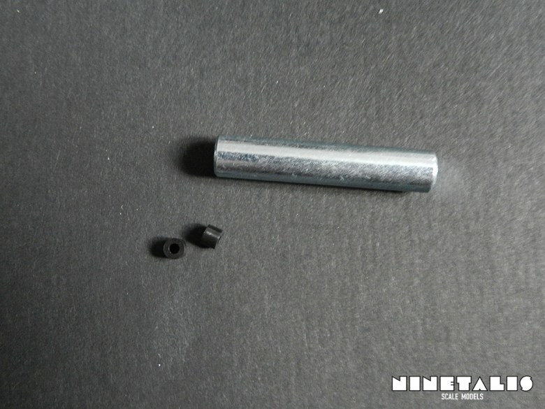 A better view of the weight which can be found inside Tamiya's kit number 61036 Kawanishi N1K1 Kyofu Type 11. floatN1K1-weights