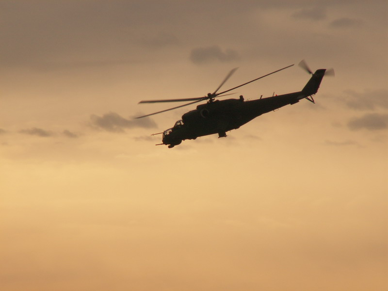 Command and ordnance exercises with elements of practical training under the code name EUFRAT VIII. Photograph is part of the Public Domain. PolishMi-24
