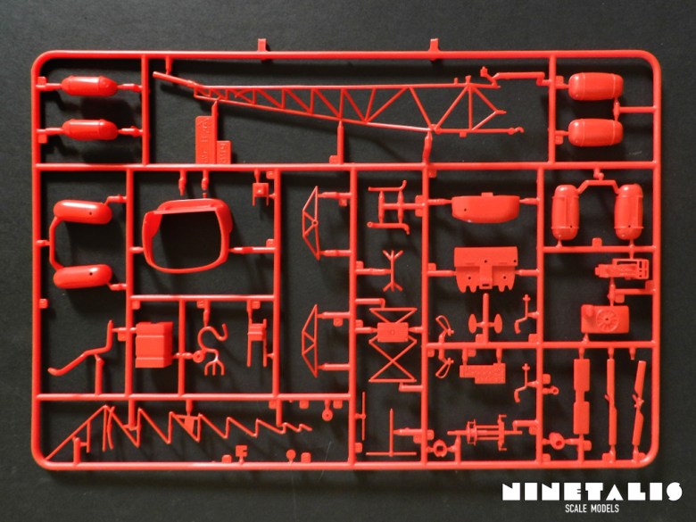 The B sprue from the Italeri OH-13/AB-47 Coast Guard kit 859.
