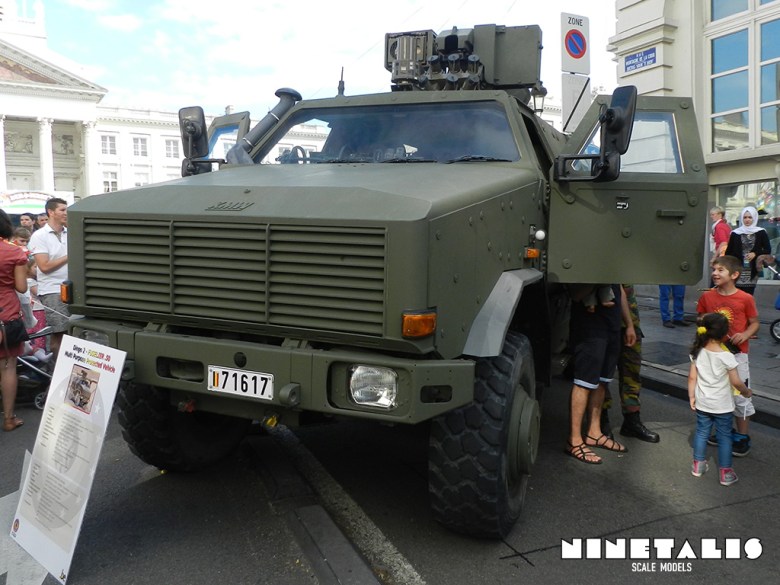 Plenty of static displays were present too, including this Dingo of the Infantery. Dingo-Belgian-army-1