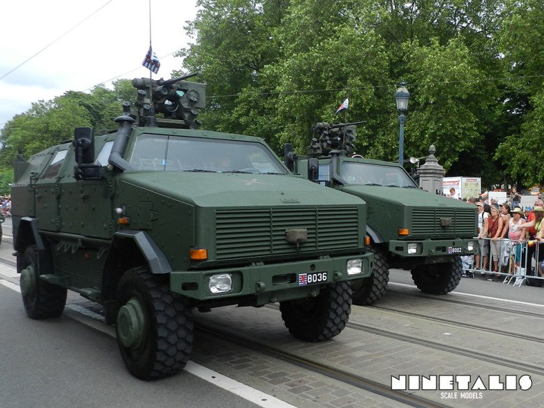 Two 'Scout' Dingo's present from our Luxembourg neighbours. Note the different color of paint. Dingo-Belgian-army-2