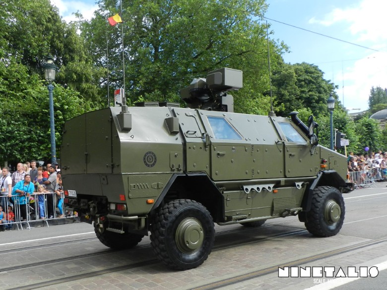 A back view of an EOD Dingo (Explosive Ordnance Disposal) Dingo-Belgian-army-5