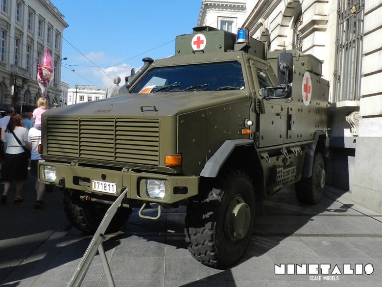 Another static display was this Medical component Dingo. Dingo-Belgian-medical-1