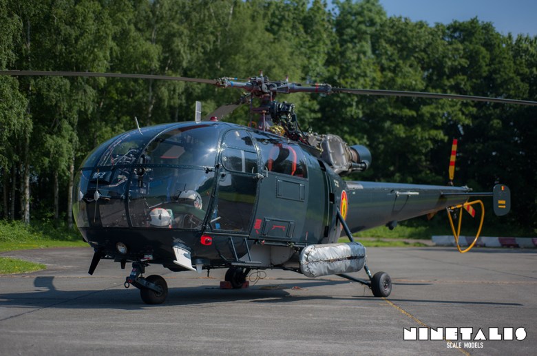 The Belgian Air Component's Alouette III shot on the THPU Spottersday in 2016.