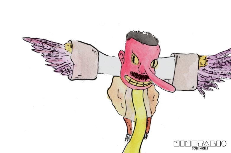 The final result of the ‘Obake karuta’ letter T.