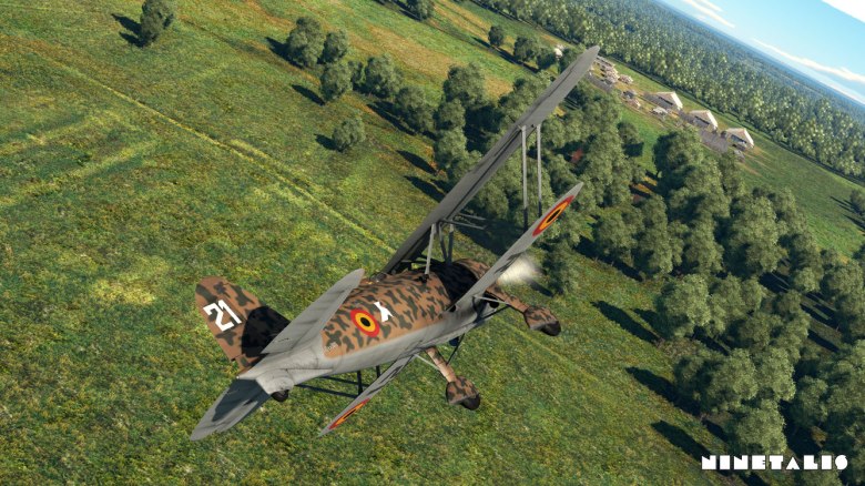 Belgian Air Force Fiat CR.42, R-21, 4/II/2Aé, White Cocotte, May 1940, War Thunder Live Skin ninetalis-wt-baf-cr42-1.jpg
