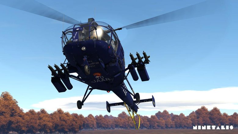 Dutch armed forces Alouette III, Gilze-Rijen, A-292, 50 years RNLAF Alouette III, War Thunder Live Skin ninetalis-wt-rnlaf-alouette3-10.jpg