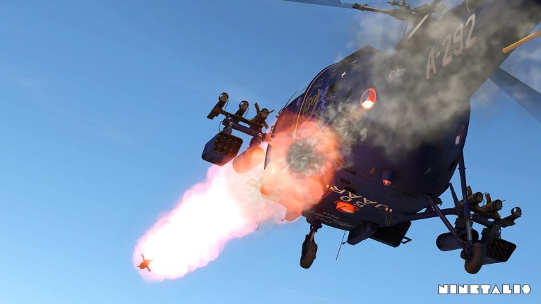 Dutch armed forces Alouette III, Gilze-Rijen, A-292, 50 years RNLAF Alouette III, War Thunder Live Skin ninetalis-wt-rnlaf-alouette3-6.jpg