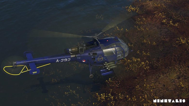 Dutch armed forces Alouette III, Gilze-Rijen, A-292, 50 years RNLAF Alouette III, War Thunder Live Skin ninetalis-wt-rnlaf-alouette3-9.jpg