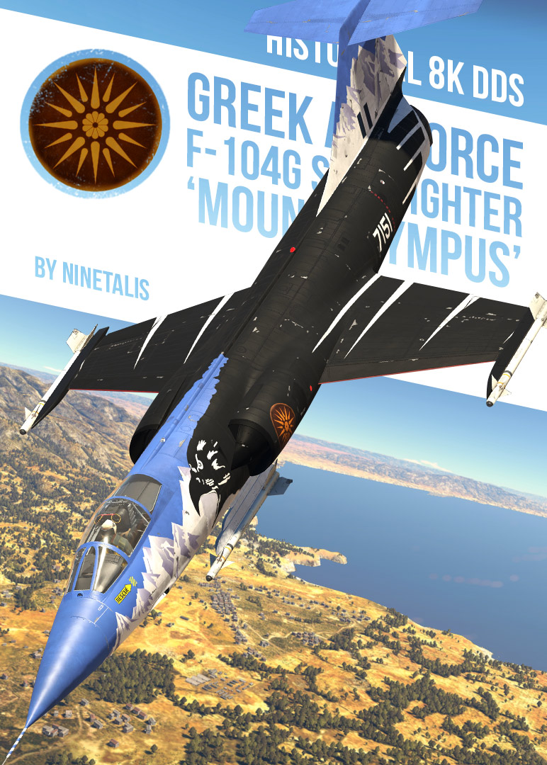 F-104G – Hellenic Air Force – Mount Olympus – War Thunder Skin